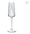 Champagne Flute | Optic | Ribbed Design - The Red Door Engraving Company Inc.