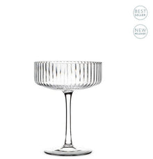  Cocktail Glass | Optic | Ribbed Design - The Red Door Engraving Company Inc.