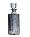 Decanter | Black Optic | Slim Ribbed Design - The Red Door Engraving Company Inc.