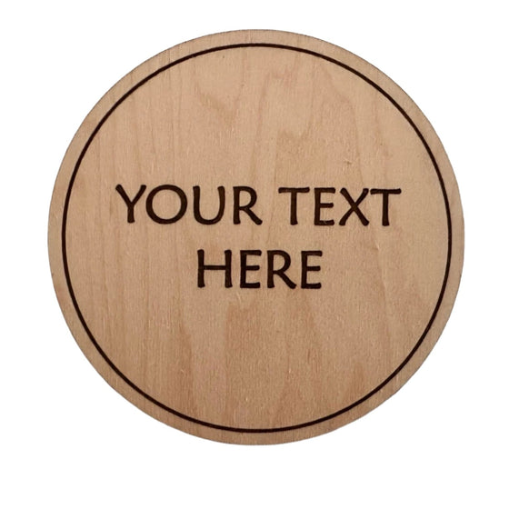 Drunk Expressions #4 | Set of 4 Coasters | Maple - The Red Door Engraving Company Inc.