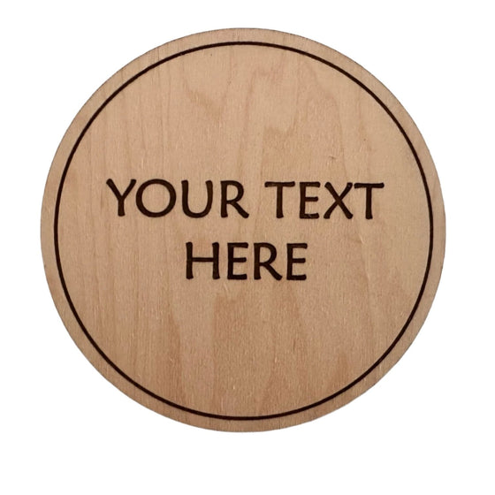 Drunk Expressions | Set of 4 Coasters | Maple - The Red Door Engraving Company Inc.