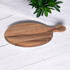 Farmhouse Paddle Board | Round 12" | Acacia Wood - The Red Door Engraving Company Inc.