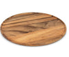 Farmhouse Serving Tray | Round 17" | Acacia Wood - The Red Door Engraving Company Inc.