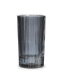 Highball Glass | Black | Ribbed Design - The Red Door Engraving Company Inc.