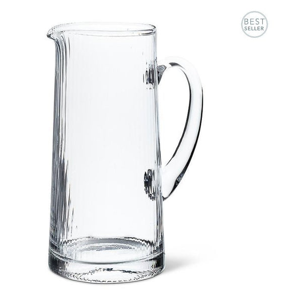 Serving Pitcher | Optic | Ribbed Design - The Red Door Engraving Company Inc.