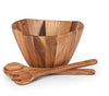 Serving / Salad Bowl | 10"D | Acacia Wood - The Red Door Engraving Company Inc.