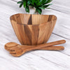 Serving / Salad Bowl | 10"D | Acacia Wood - The Red Door Engraving Company Inc.