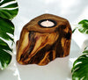 Single Live Edge Root Wood Candle Holder - The Red Door Engraving Company Inc.