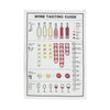 TEA TOWEL | WINE TASTING GUIDE | COTTON | 20 X 28" - The Red Door Engraving Company Inc.