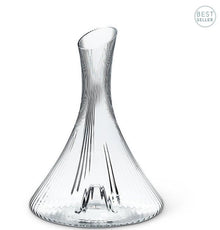  Wine Carafe | Optic | Ribbed Design - The Red Door Engraving Company Inc.