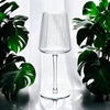 Wine Glass | Optic | Ribbed Design - The Red Door Engraving Company Inc.