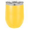 Personlized Laser Engraved Yellow 12oz Stemless Polar Camel Wine Tumbler - The Red Door Engraving Company Inc.