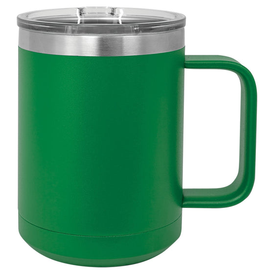 Personalized Laser Engraved Green 15oz Polar Camel Mug - The Red Door Engraving Company Inc.