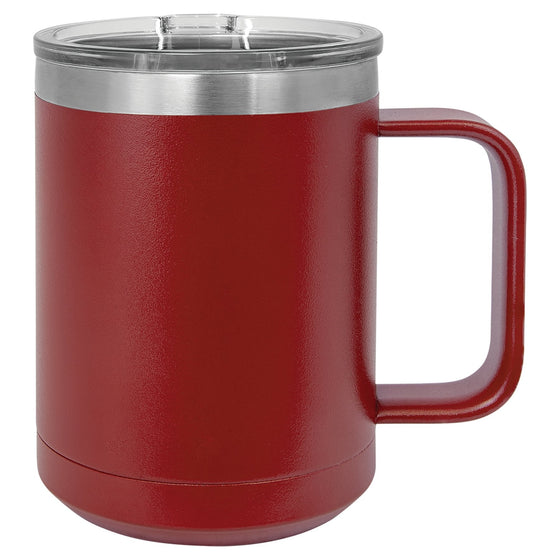 Personalized Laser Engraved Maroon 15oz Polar Camel Mug - The Red Door Engraving Company Inc.