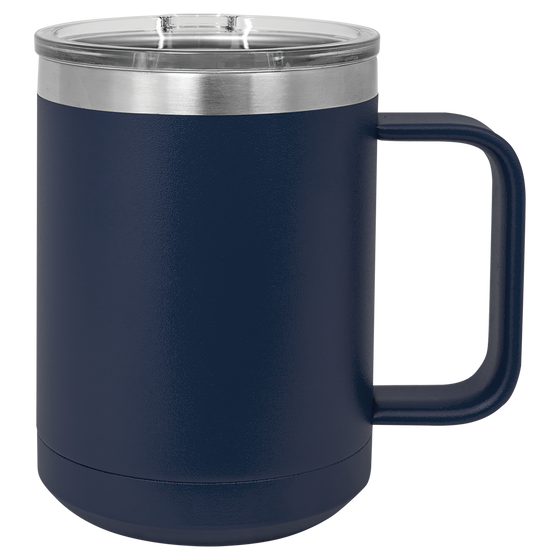 Personalized Laser Engraved Navy 15oz Polar Camel Mug - The Red Door Engraving Company Inc.