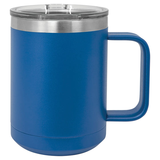 Personalized Laser Engraved Royal Blue 15oz Polar Camel Mug - The Red Door Engraving Company Inc.