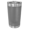 Personalized Laser engraved Grey 16oz Polar Camel Ringneck Tumbler - The Red Door Engraving Company Inc.