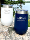 Personalized Laser Engraved Tumblers 16oz Polar Camel Stemless Wine Tumbler - The Red Door Engraving Company Inc.