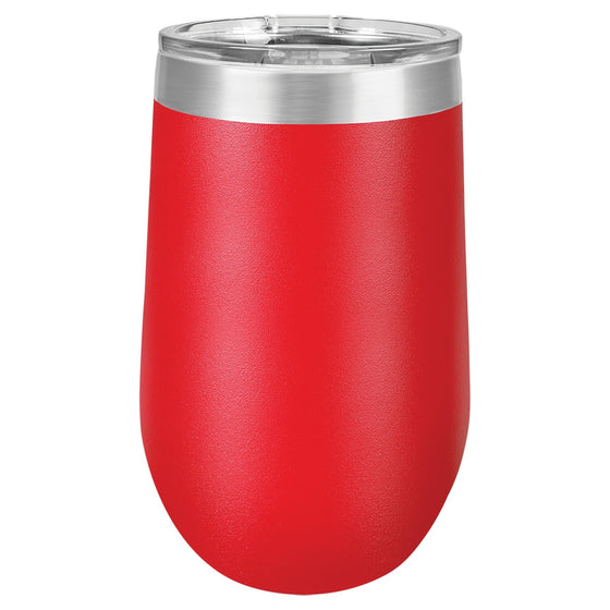 Personalized Laser Engrave Red 16oz Polar Camel Stemless Wine Tumbler - The Red Door Engraving Company Inc.