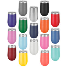  17 Colour Options - Personalized Laser Engrave 16oz Polar Camel Stemless Wine Tumbler - The Red Door Engraving Company Inc.