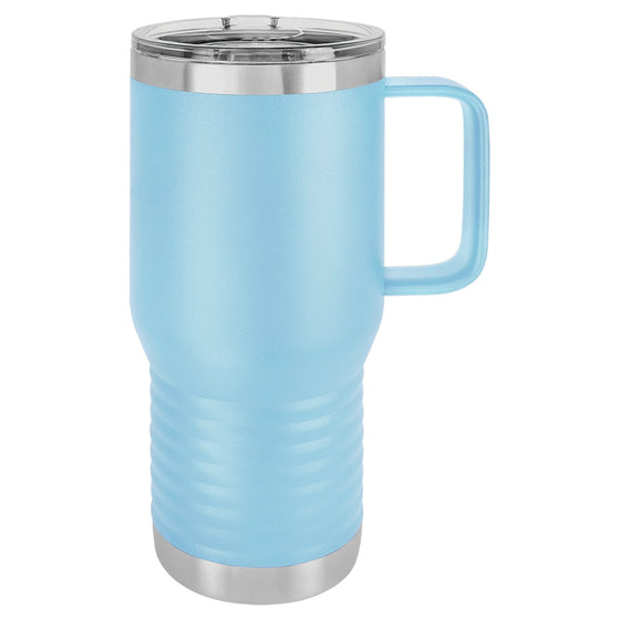 Personalized Laser Engraved 20oz Polar Camel Mug Light Blue - The Red Door Engraving Company Inc.