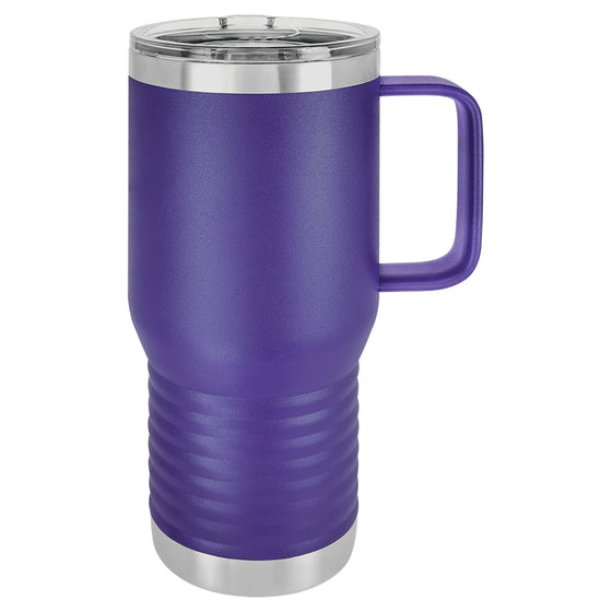 Personalized Laser Engraved 20oz Polar Camel Mug Purple - The Red Door Engraving Company Inc.