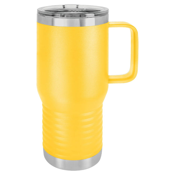 Personalized Laser Engraved 20oz Polar Camel Mug Yellow - The Red Door Engraving Company Inc.