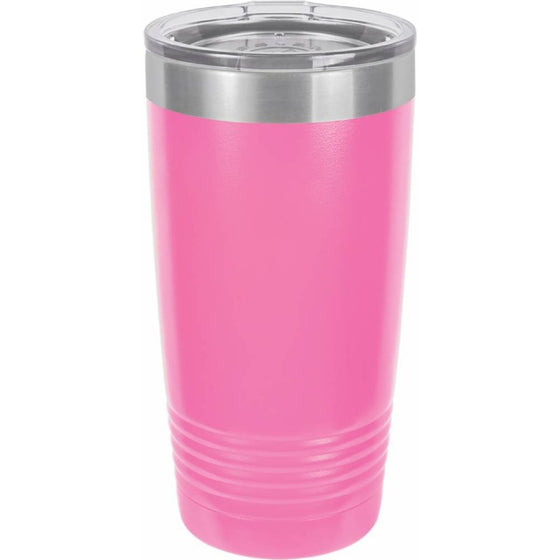 Personalized Laser Engraved 20oz Polar Camel Ringneck Tumbler Pink - The Red Door Engraving Company Inc.