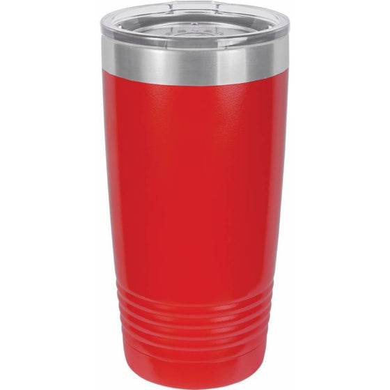 Personalized Laser Engraved 20oz Polar Camel Ringneck Tumbler Red - The Red Door Engraving Company Inc.