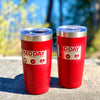 2 x Red Day engraved 20oz Polar Camel Ringneck Tumbers for Keller Williams Realty - The Red Door Engraving Company Inc.