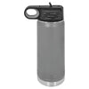 Personalized Laser Engraved 20oz Polar Camel Water Bottle Grey - The Red Door Engraving Company Inc.