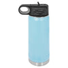 Personalized Laser Engraved 20oz Polar Camel Water Bottle Light Blue - The Red Door Engraving Company Inc.