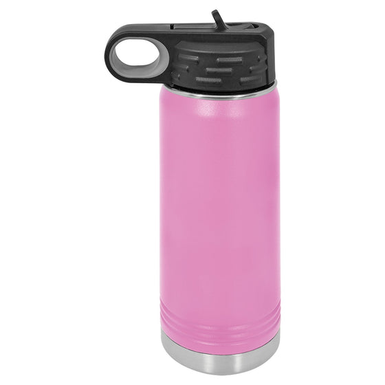 Personalized Laser Engraved 20oz Polar Camel Water Bottle Light Purple - The Red Door Engraving Company Inc.