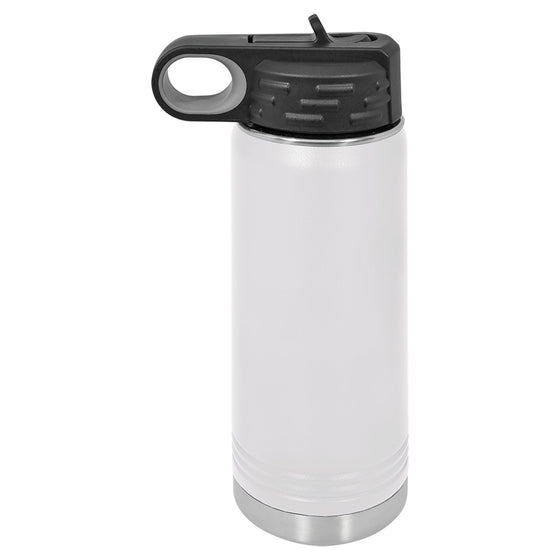 Personalized Laser Engraved 20oz Polar Camel Water Bottle White - The Red Door Engraving Company Inc.