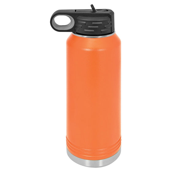 Personalized Laser Engraved 32oz Polar Camel Water Bottle Orange - The Red Door Engraving Company Inc.