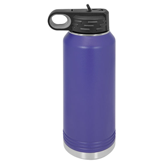 Personalized Laser Engraved 32oz Polar Camel Water Bottle Purple - The Red Door Engraving Company Inc.