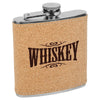 Personalized Laser Engraved 6oz Leatherette Flask Cork - The Red Door Engraving Company Inc.