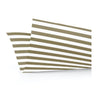 White & Gold Stripped Gift Wrap Tissue