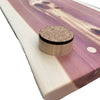 Cedar Live Edge Charcuterie Board - 48" with Handles & Feet - The Red Door Engraving Company Inc.