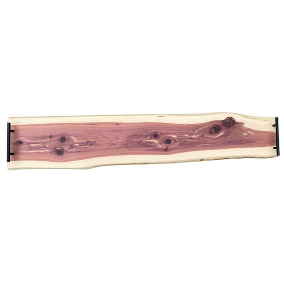 Cedar Live Edge Charcuterie Board - 48" with Handles & Feet - The Red Door Engraving Company Inc.