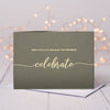 Celebrate Card - Grey - The Red Door Engraving Company Inc.