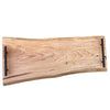 Cherry Live Edge Charcuterie Board - 24" with Handles & Feet - The Red Door Engraving Company Inc.