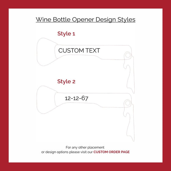 Wine bottle opener design styles