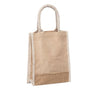 Jute & Burlap Bags - White Trim - Engravable - The Red Door Engraving Company Inc.