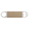 Leatherette Bottle Opener Beige - The Red Door Engraving Company Inc.