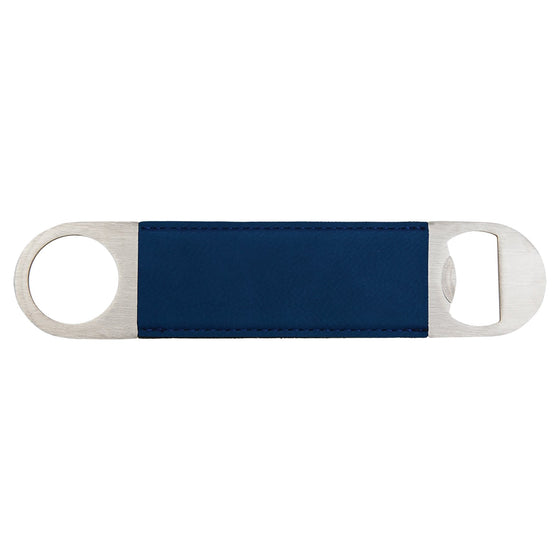 Leatherette Bottle Opener Blue - The Red Door Engraving Company Inc.