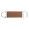 Leatherette Bottle Opener Brown - The Red Door Engraving Company Inc.