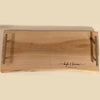 Maple Live Edge Charcuterie Board - 24" with Handles & Feet - The Red Door Engraving Company Inc.