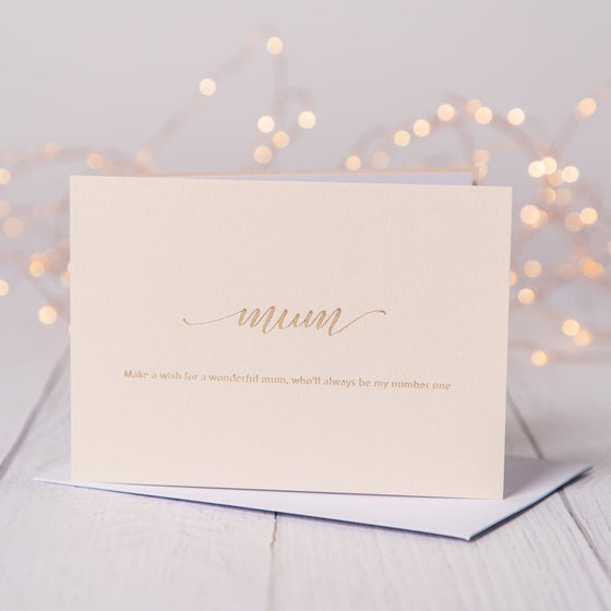 Mum Card - Blush - The Red Door Engraving Company Inc.