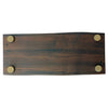 Roasted Maple Live Edge Charcuterie Board - 24" with Handles & Feet - The Red Door Engraving Company Inc.